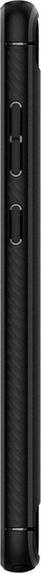 Spigen Galaxy Note 10 Lite - Rugged Armor Backcover - Mil-grade met Air Cushion Technology - Matt Black