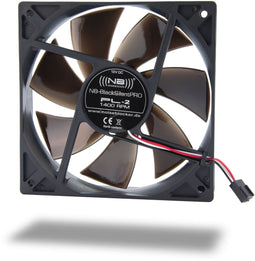 Noiseblocker PL2 - Ventilator 120mm - Geluidssterkte 20dB(A) - Zwart