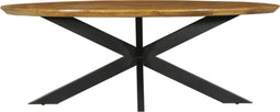 Eetkamertafel Evan 160 cm - Mangohout eettafel - keuken tafel