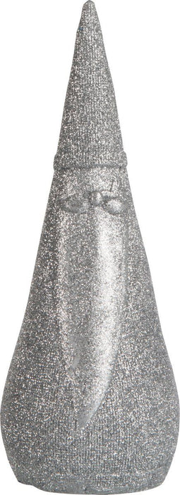 J-Line Kerstfiguren - poly - zilver - small