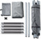 SoBuy OGS32-II-HG - Opblaasbare Camping Tent - Inclusief luchtmatras en slaapzak - Grijs 193x161cm