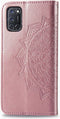 Hoesje Met Pasjeshouder Geschikt voor Oppo A92 / A72 / A52 - Mandala Bookcase - Roze