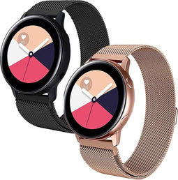 Samsung Galaxy Watch 40 mm, Samsung Galaxy Watch (42mm), Samsung Galaxy Watch Active 2 42 mm, Samsung Galaxy Watch Active 2 (44mm) Bandje - iMoshion Milanese Watch bandje Multipack - zwart