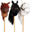 Byastrup Stokpaard Junior 30 x 15 x 68 cm Hout Bruin