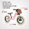 BERG Biky Retro Pink Loopfiets - Lichtgewicht frame van magnesium - 2 tot 5 jaar - Roze