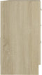 vidaXL - Wastafelkast - 63x30x54 - cm - bewerkt - hout - sonoma - eikenkleurig