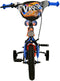 Mattel Hot Wheels - Kinderfiets 12 Inch - Stalen frame met zijwielen - Zwart Oranje Blauw
