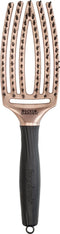 Olivia Garden Borstel Fingerbrush Iconic Boar & Nylon Bronze 1Stuks