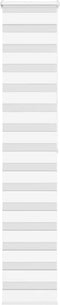 vidaXL - Zebra - rolgordijn - 40x200 - cm - stofbreedte - 35,9 - cm - polyester - wit