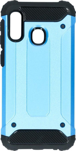 iMoshion Hoesje Geschikt voor Samsung Galaxy A20e Hoesje - iMoshion Rugged Xtreme Backcover - Lichtblauw