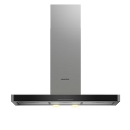 Grundig GDKP5460BC - Wandafzuigkap - 645 m³/uur - Zwart en RVS 90 cm