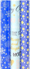 Star and Snowflakes - Cadeaupapier - 3 rollen van 3 meter x 70 cm - Multikleur