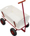Sunny Billy Beach Wagon Bolderkar Rood - Blank hout - Bolderwagen met luchtbanden - 94x61x97cm
