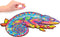 UNIDRAGON Houten Puzzel Voor Volwassenen Dier - Regenboogkleurige Kameleon - 314 stukjes - King Size 31x41 cm