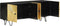 vidaXL - Tv-meubel - 110x30x45 - cm - massief - mangohout