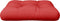 vidaXL - Palletkussen - 58x58x10 - cm - stof - rood