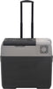 vidaXL - Koelbox - met - wielen - en - adapter - 30 - L - polypropeen - zwart - en - grijs