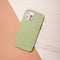 Selencia Hoesje Geschikt voor iPhone 13 Hoesje - Selencia Gaia Slang Backcover - Groen