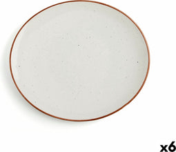 Platt tallrik Ariane Terra Keramisch Beige (30 x 27 cm) (6 Stuks)