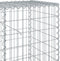 vidaXL - Schanskorf - 1100x50x100 - cm - gegalvaniseerd - ijzer - zilverkleurig