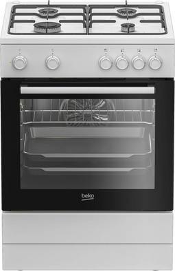 Beko FBM6202WNL - Gasfornuis - A Energieklasse - 4 Gaskookplaten - Wit
