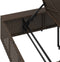 vidaXL - Ligbed - met - zwevend - kussen - poly - rattan - bruin