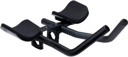 BBB Cycling AeroPro Ergo-Bend Opzetstuur - Verstelbaar Ligstuur met Armsteun - Aerodynamisch - Kleur: Matzwart - BHB-70EB