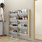 vidaXL - Wandschoenenkasten - 4 - st - 60x18x60 - cm - hout - wit - sonoma - eiken