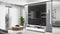 Table Ronda 90 White slatted Oak