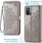 imoshion Hoesje Geschikt voor Oppo A53s / A53 Hoesje Met Pasjeshouder - imoshion Mandala Bookcase - Grijs