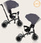 Lionelo Tris Plus - Driewieler - 2-in-1 tot 5 jaar - 360° draaibare zitting - Grey Stone