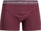 Jack&Jones 3P - Basic Heren Boxershorts - Elastische band met logo - Zwart Donkerblauw Bordeaux (3-pack)