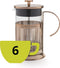 Leopold Vienna - French Press cafetière Koper 800ml (6 kopjes)