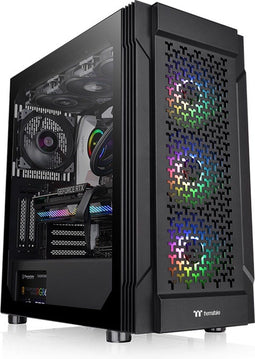 Thermaltake Versa T27 TG ARGB - Midi Tower PC - ATX EATX micro ATX Mini-ITX - Zwart