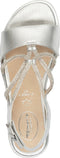 Tamaris COMFORT Essentials - Dames Sandalen - Ronde neus - ZILVER - Maat 40