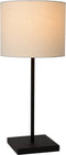 Atmooz - Tafellamp Swan - Met kap - E27 - Slaapkamer / Woonkamer - Zwart - Hoogte 50.5 cm - Metaal