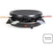 LIVOO DOC207P - Racletteapparaat - 800W - Voor 6 personen - Uitneembare grilldeur (6 stuks)