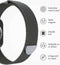 imoshion Milanees magnetisch bandje - Geschikt voor Apple Watch 1, 2, 3, 4, 5, 6, 7, 8, 9, 10 (42 mm), SE - 38/40/41 mm - Grijs - S