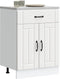 vidaXL - Keuken - onderkast - Lucca - bewerkt - hout - wit