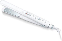 Beurer HSE30 - Stijltang - Keramische coating 120-220°C - Wit/Zilver