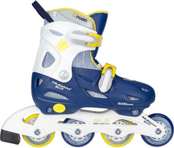 Nijdam Navy Seal - Skeelers - Verstelbaar - Hardboot - Blauw - Maat 27-30