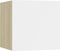 vidaXL - Tv-wandmeubelen - 4 - st - 30,5x30x30 - cm - wit - en - sonoma - eikenkleurig