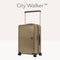 Skycases City Walker - Grote Reiskoffer 94L - Lichtgewicht & Sterk - 360° Spinner Wielen - TSA-slot - Wetpouch - Champagne - 76 x 52 x 29 cm