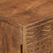 vidaXL - Dressoir - 55x30x76 - cm - massief - mangohout - en - ijzer