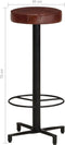 vidaXL - Barkrukken - 2 - st - 76 - cm - echt - leer