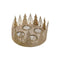 Kaarshouder DKD Home Decor Gouden Natuurlijk Metaal 16,5 x 16,5 x 8,5 cm (2 Stuks)
