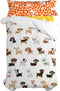 Dekbedovertrek set HappyFriday Mr Fox Dogs Multicolour Bed van 80/90 2 Onderdelen