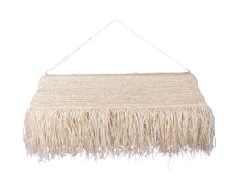 Furni-Handgemaakte Hanglamp van Sisal en Rafia – Langit 410 - Natuurlijke Boho Plafonnière -XXL 1...