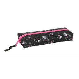 Kuromi Schoolpennenzak - 1 Compartiment - 22 x 4 x 7 cm - Zwart Fuchsia