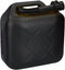 Jerrycan/benzinetank 10 liter zwart - Voor diesel en benzine - Brandstof jerrycans/benzinetanks